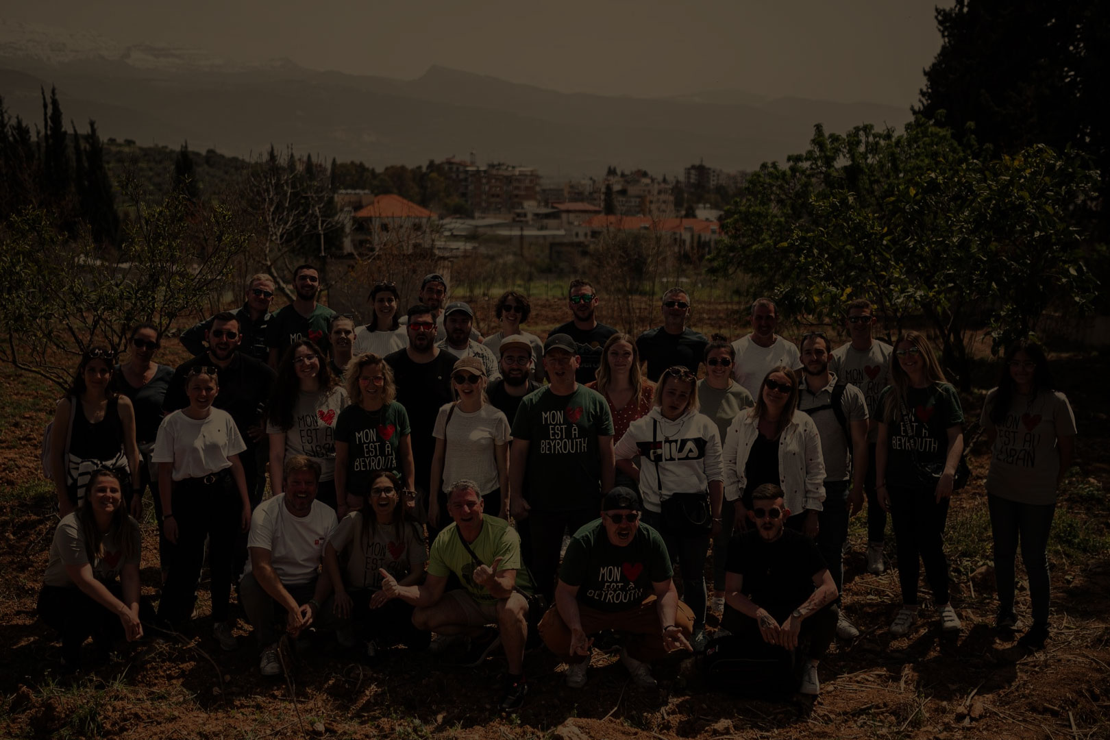 Equipe du Cèdre Solidarity en action humanitaire à Beyrouth