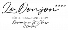 Logo Donjon Domaine Saint Clair, établissement du groupe Le Cèdre Hospitality